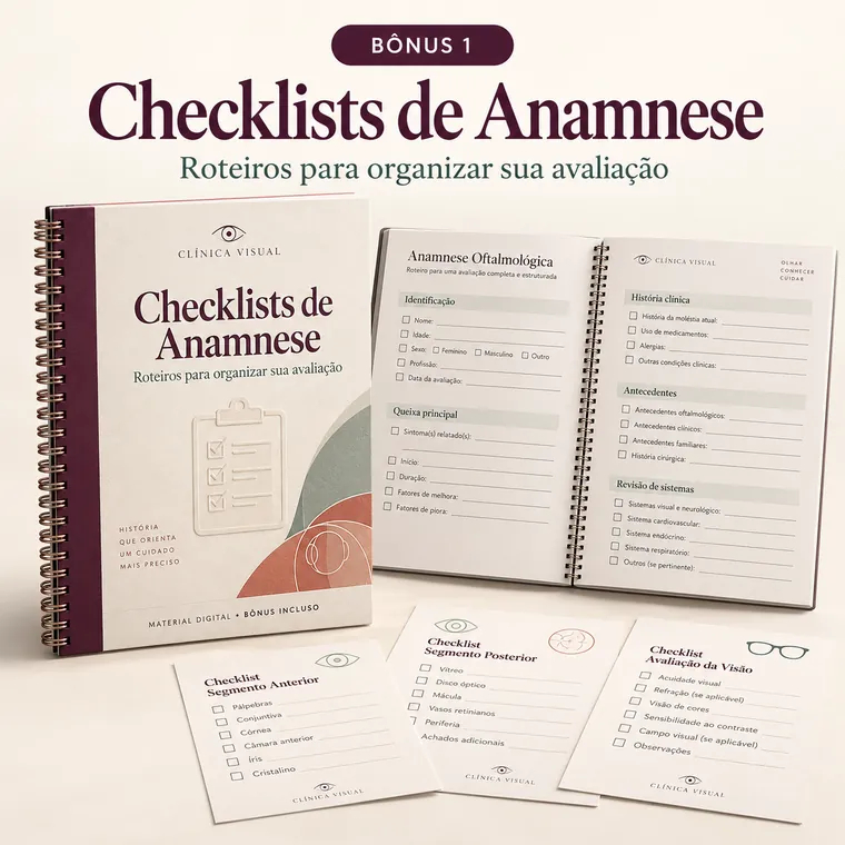Bônus 1 — Checklists de Anamnese