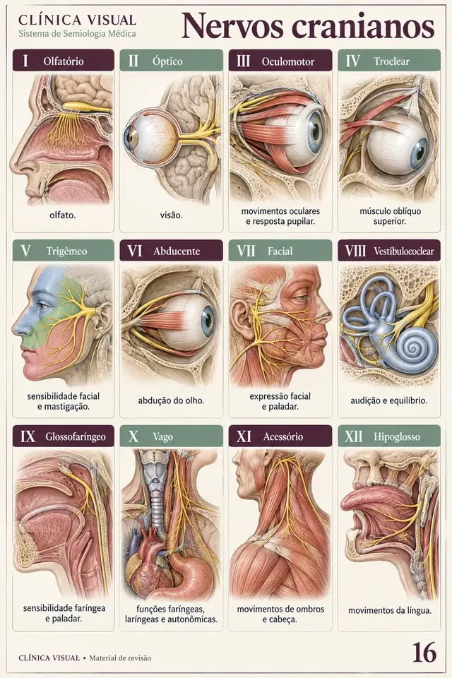Nervos cranianos